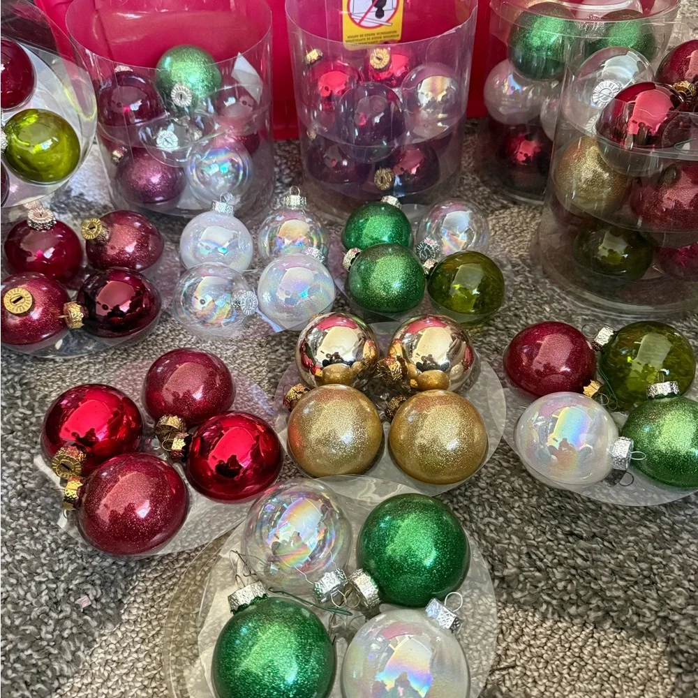 Retired Pier 1 Glass Ornaments Bulk Lot 75pc + Mega Bundle SKU 2202442.